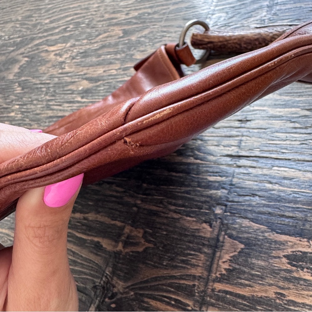 Yves Saint Laurent Tan Leather Mombasa Mini Bag - Picture 4 of 14